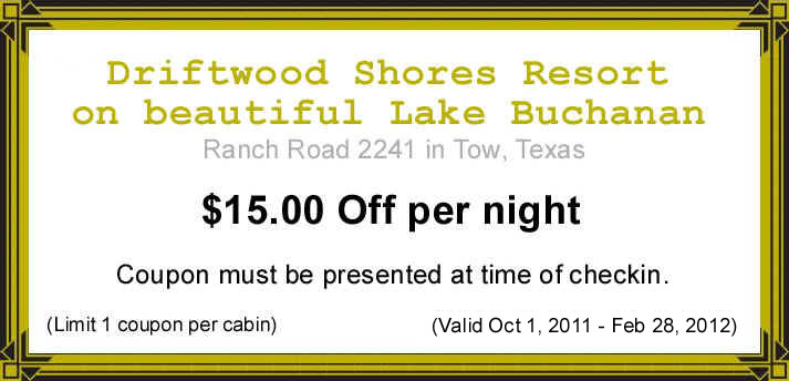 Discount coupons for nashville shores