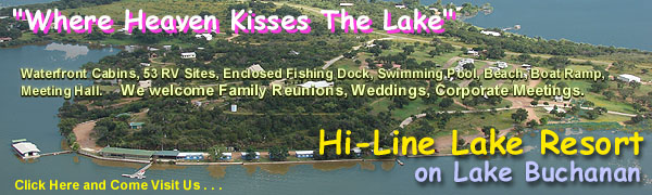 HiLine Lake Resort on Lake Buchanan, Texas