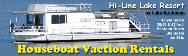 Sunset Boat Rentals on Lake Buchanan - House Boats - Pontoon Boats - Ski Boats - Jet Skis
