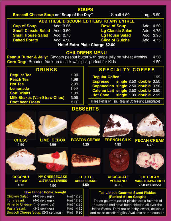 Tea-Licious Restaurant in Burnet Texa