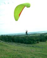 Hang glide from Packsaddle Mountain