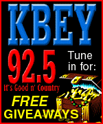 KBEY 92.5 Radio Give Away - Click on logo to Collect your prize