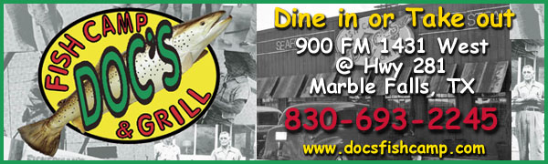 Doc's Fish Camp & Grill - Marble Falls, Texas