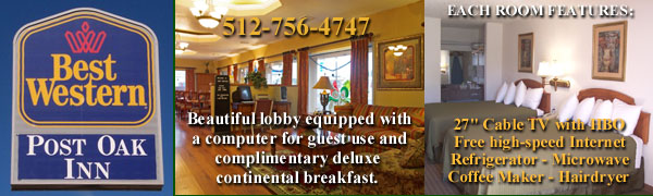 Best Western Post Oak Inn - Burnet, Texas