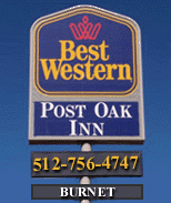 Best Western Post Oak Inn - Burnet, Texas