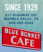 Bluebonnet Cafe Marble Falls Texas