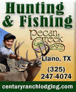 Century Ranch Lodging Hunting and Fishing in Llano Texas