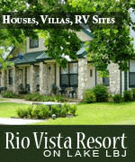 Rio Vista Resort on Lake LBJ in Kingsland, Texas