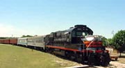 The arrival of the Hill Country Flyer steam train is always a big event in Burnet!